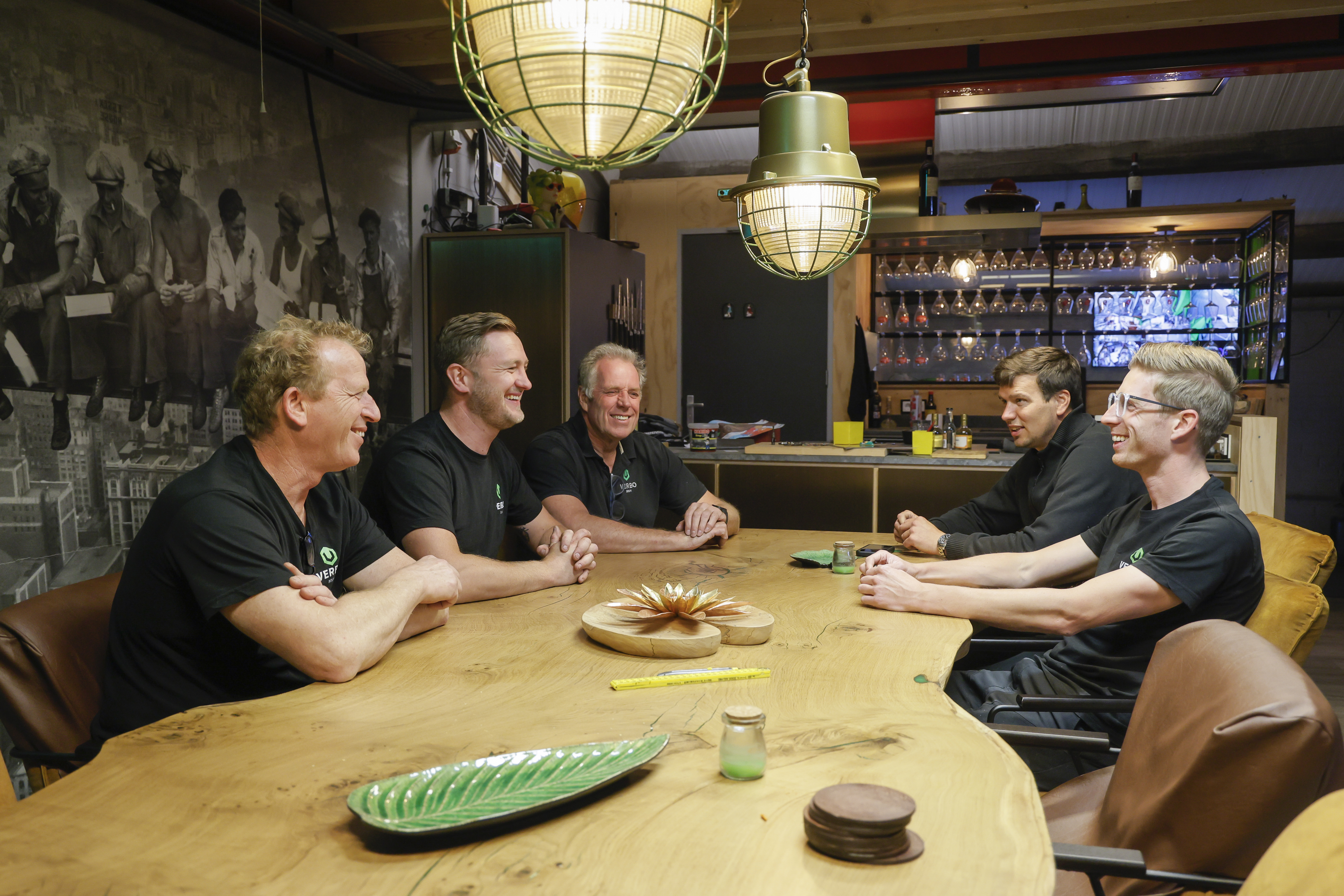 Foto van het team