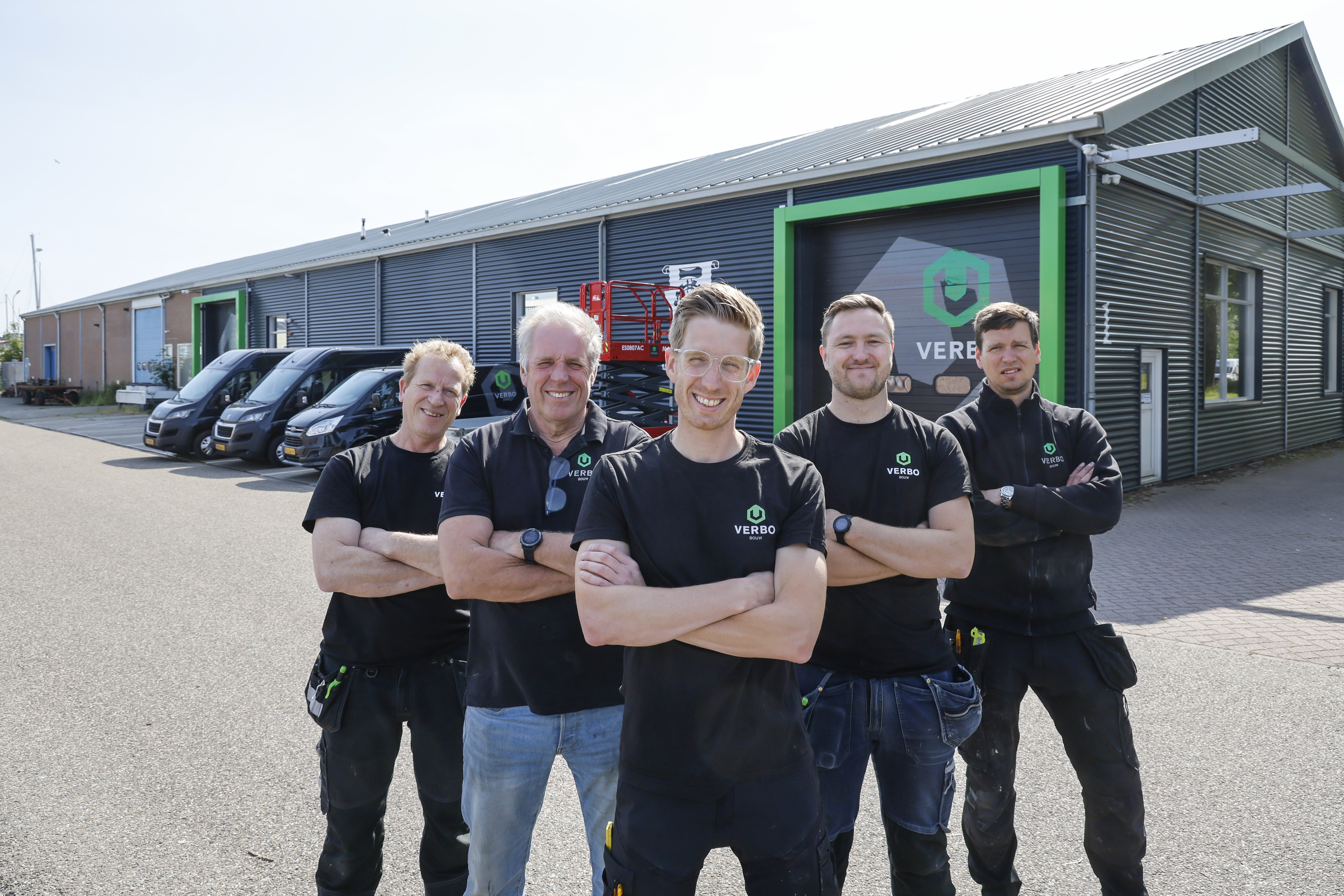 Foto van het team